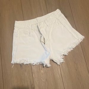 Women’s white shorts